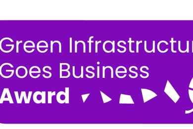 Logotip nagrade Green Infrastructure Goes Business Award 2024