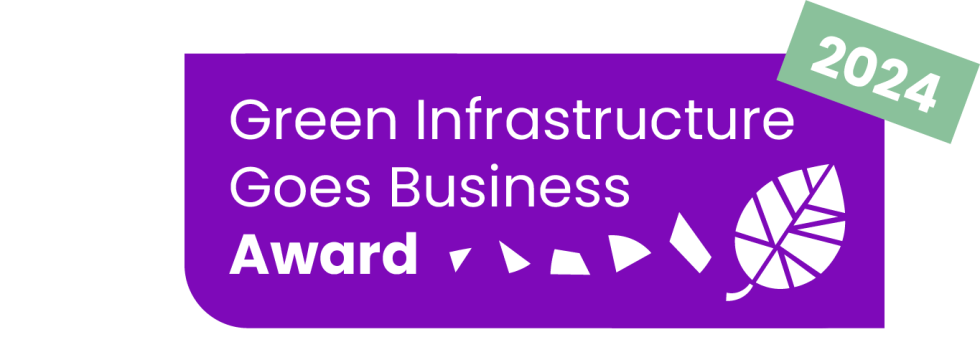 Logotip nagrade Green Infrastructure Goes Business Award 2024