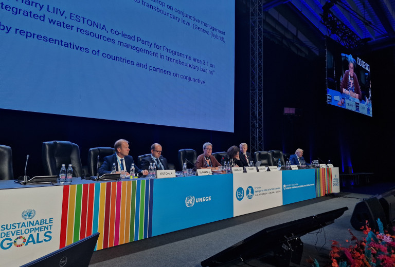 Slovenia took over the presidency to the Bureau of the Water Convention