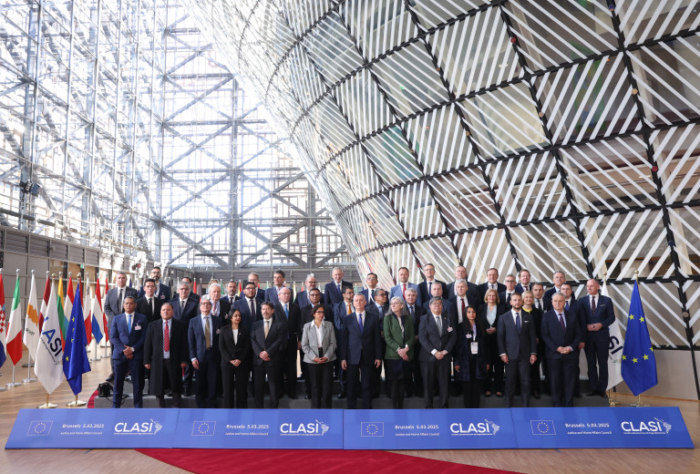 Minister Poklukar at the Meeting of EU Interior Ministers in Brussels