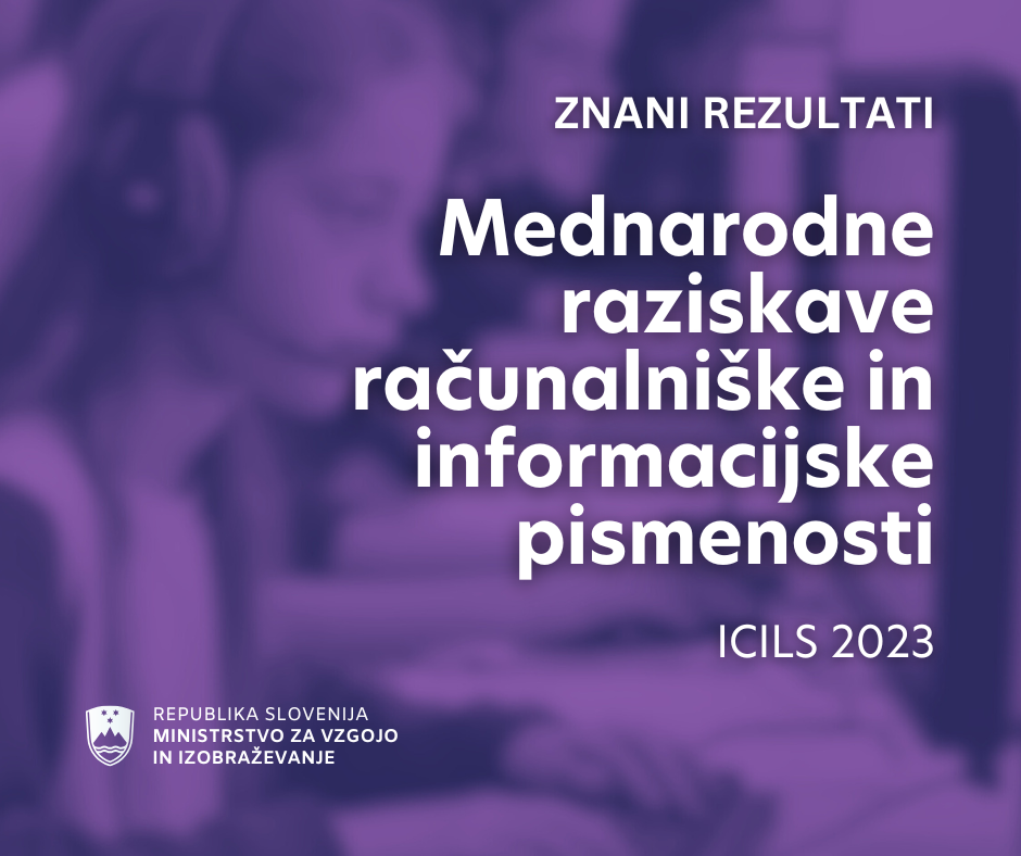 Grafika: Znani so rezultati Mednarodne raziskave računalniške in informacijske pismenosti ICILS 2023