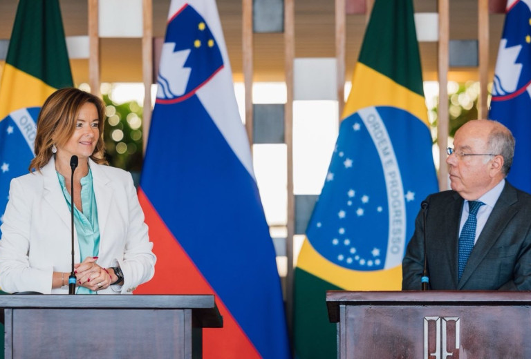 Ministrica Fajon: Slovenija in Brazilija za še tesnejše sodelovanje
