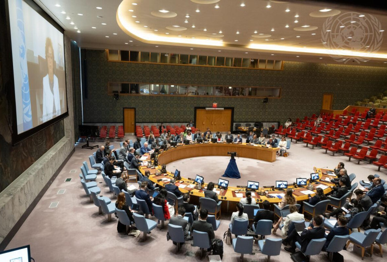 Osrednji poudarki delovanja Slovenije v Varnostnem svetu Združenih narodov v juniju 2024