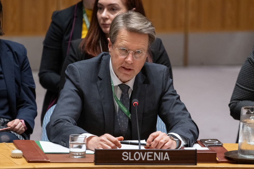 Slovenian representative on the Security Council, Ambassador Samuel Žbogar