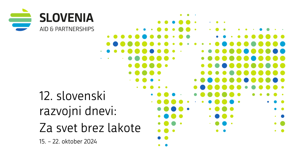 12. slovenski razvojni dnevi: za svet brez lakote. 15. do 22. oktober 2024