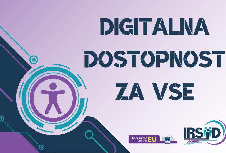 Vabljeni na konferenco Digitalna dostopnost za vse