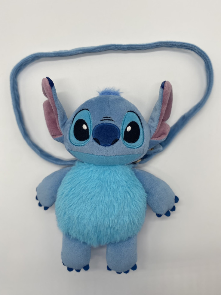 modra plišasta torbica z vrvico-Disney figurica Stitch