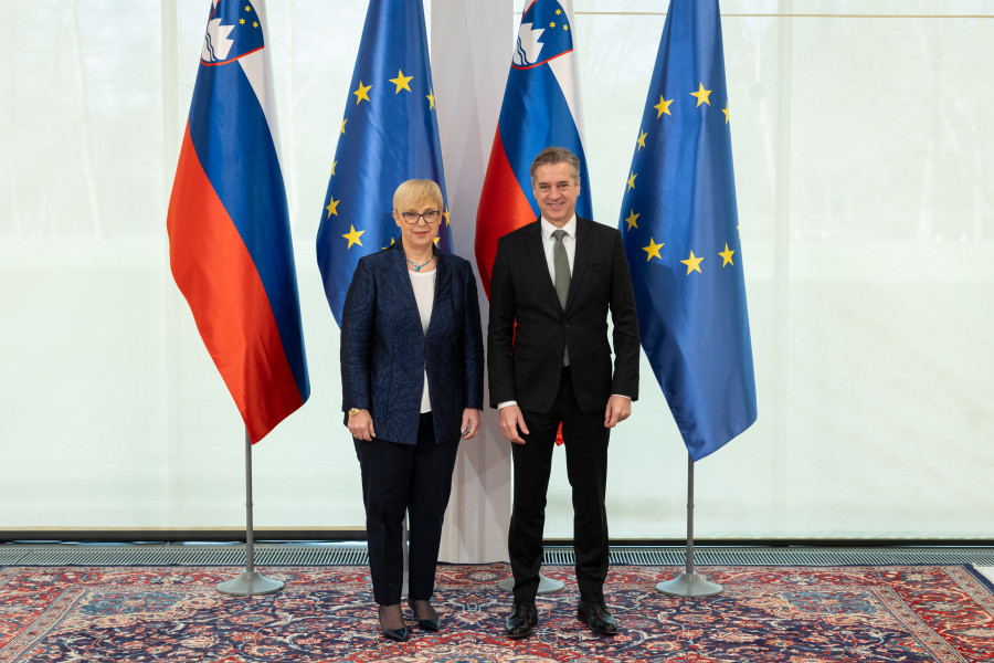 President of the Republic Nataša Pirc Musar and Prime Minister Robert Golob.