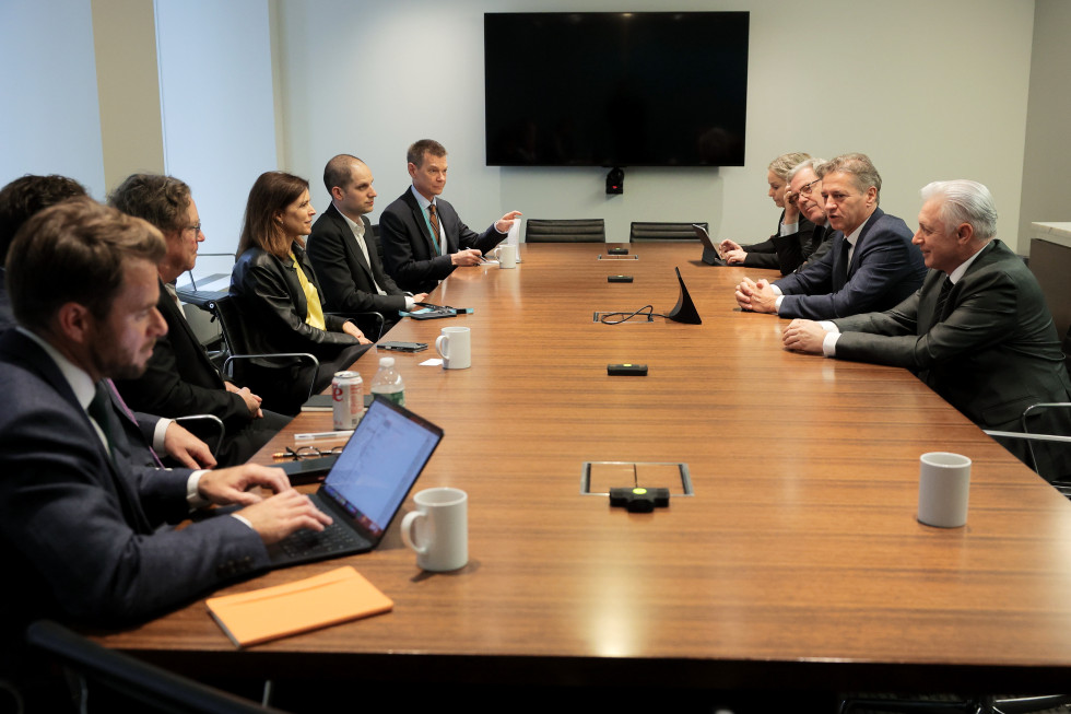 Prime Minister Golob meets with Wall Street Journal management and journalist Evan Gershkovich