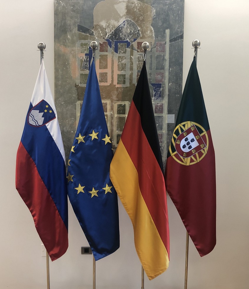 Germany, Portugal and Slovenia publicly presented the trio's 18-month programme