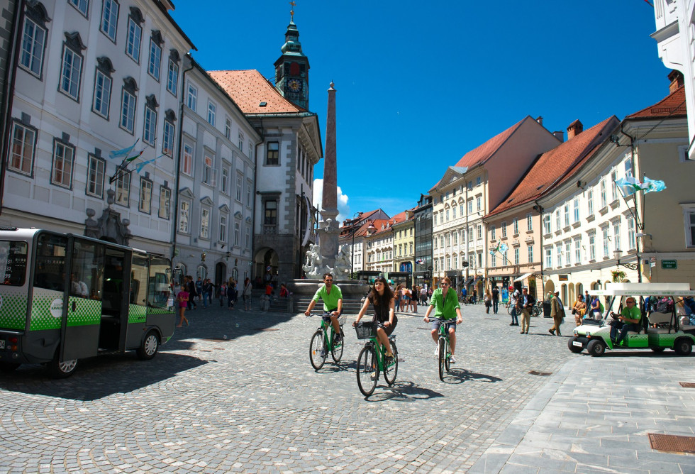 Public transport in and around the capital city of Ljubljana, and the Park + Ride were free-of-charge